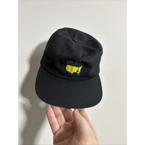 Augusta National Masters Hat Cap Strap Back Mens Black Golf Berckman’s Members